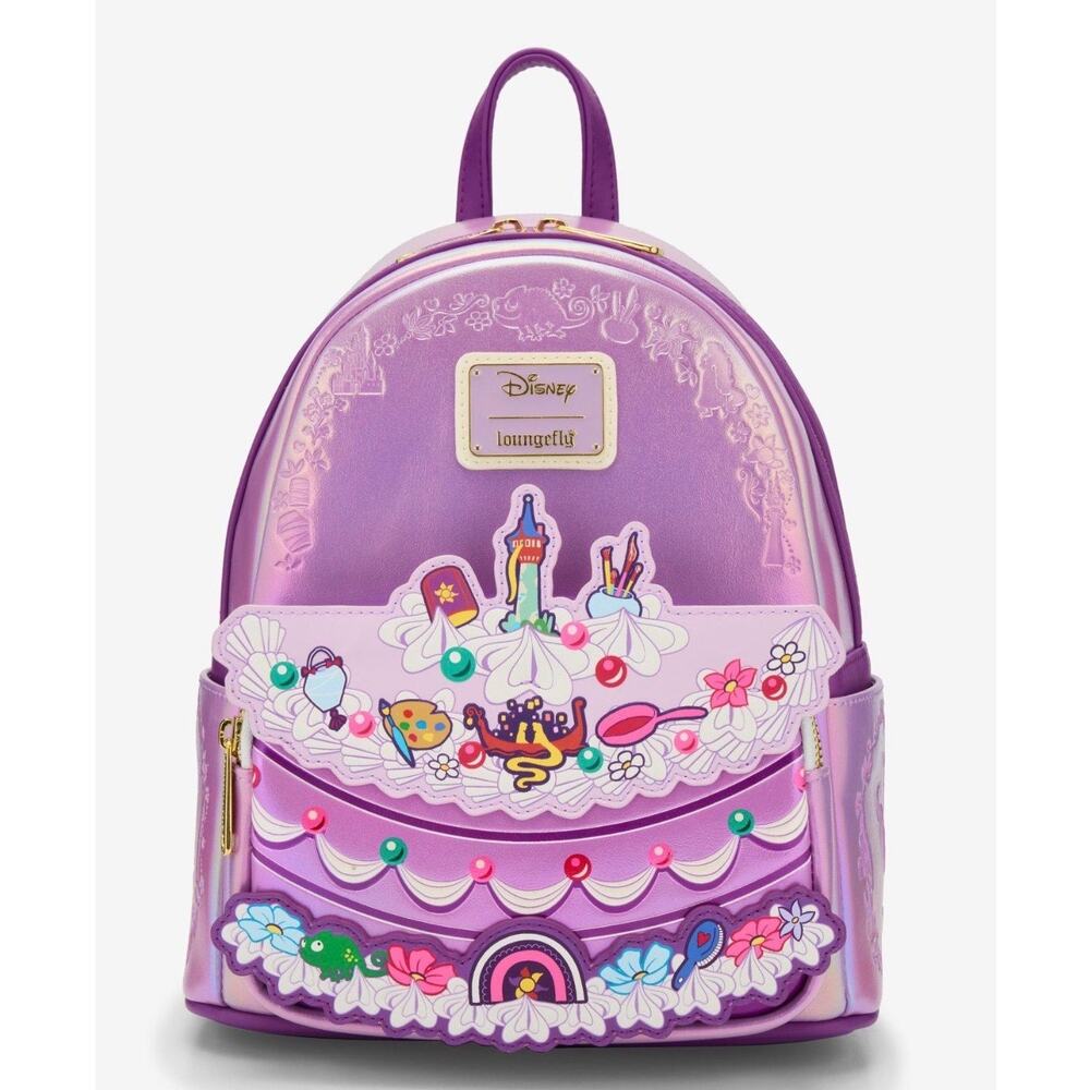 Loungefly Disney Tangled Cake Mini Backpack NWT